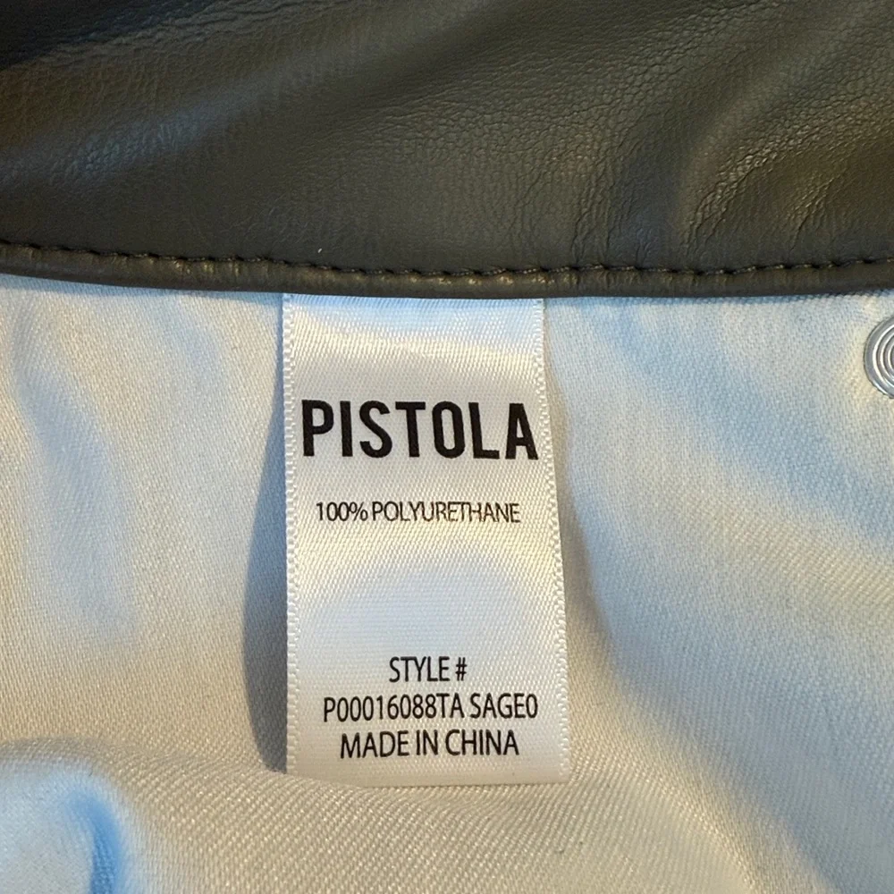 PISTOLA Cassie faux leather JEANS PANTS - Picture 8 of 9